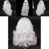 Christmas Santa Claus Beard Wig Adult Cosplay Costume Accessory High Quality Heat Resistant Synthetic Fiber