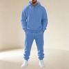 Men's Pullover Hoodie Sweatshirt Athletic Set for Training and Casual Wear