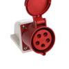 32A 240-415V 3P+N+E Drop-proof Industrial Plug Circular Power Connector Weatherproof Locking Plug Outlet Power Device