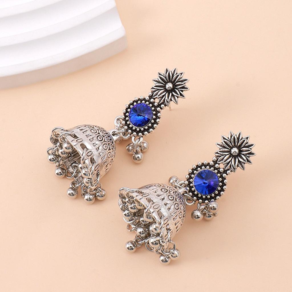 Bohemian Ethnic Drop Earrings for Women , Geometric Alloy Earrings , Retro Tassel Ear Jewelry , Fashion Daily Commute Ac