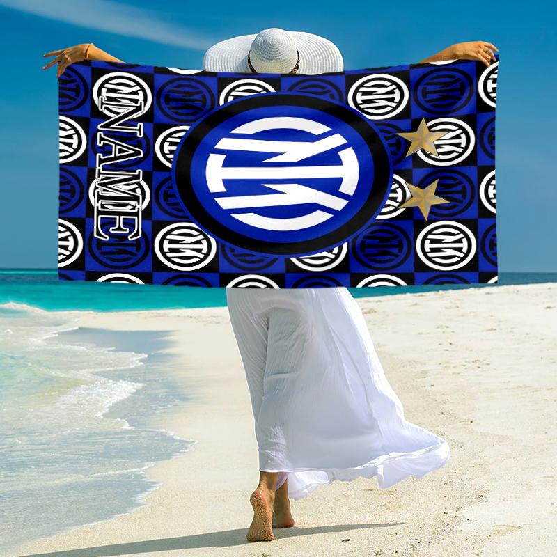 Personalized Wolves Crest Badge Beach Towel Microfiber Beach Towel Thin Absorbent for Beach Swimming Yoga Bath Sports. 0910115