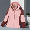 Unisex 3-in-1 Detachable Jacket Set: Hooded Warm Sports Coat for Autumn and Winter
