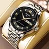 Fatilon watch men's new waterproof business mechanical wind men's watch steel belt famous watch quartz watch