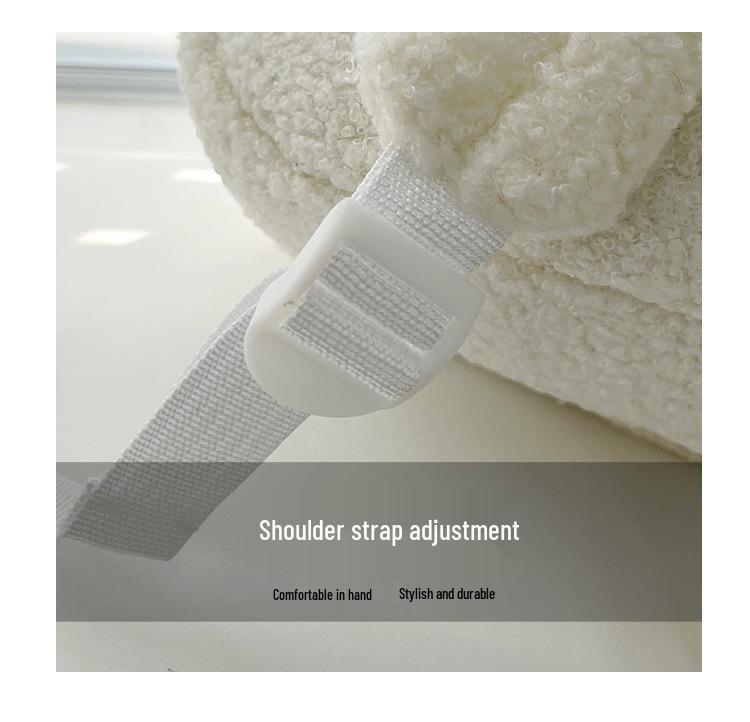 Quirky Hot Pink Lambswool Backpack - Youthful Women's Fashion & Student Bookbag