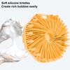 1/2 szt. Silikonowa szczotka do kąpieli Peelingująca skórę Szorowarka do ciała z masującymi wypustkami Antypoślizgowy uchwyt Szczotka pod prysznic
