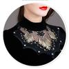 Women's Printed Stretch Base Shirt   Slim Fit Lace Rhinestone Long Sleeve T-Shirt Fall Winter