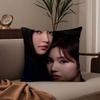 Hot Korea TV B-Bitch X R-Rich Pillow Case Anti-dustmite Pillowcase Invisible zipper silky short plush Sofa cushion cover