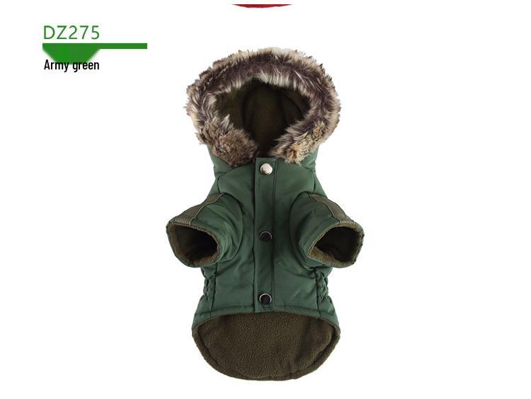 Warme Winter-Daunenweste für kleine Hunde - Schnauzer Kälteschutz Baumwollmantel