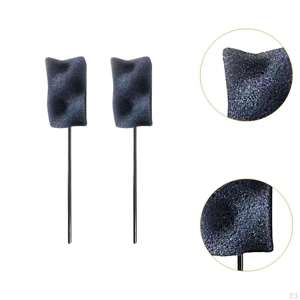 2x Drum Pedal Hammer Sponge Quiet Kick Head Upgrade Foot Beater