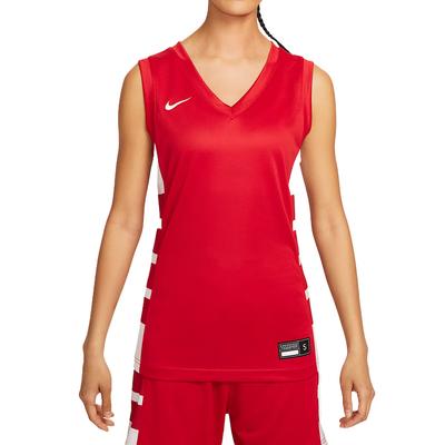 Nike Dri Fit Elite Power Basketball Jersey Women's Team Scarlet IM9814-694