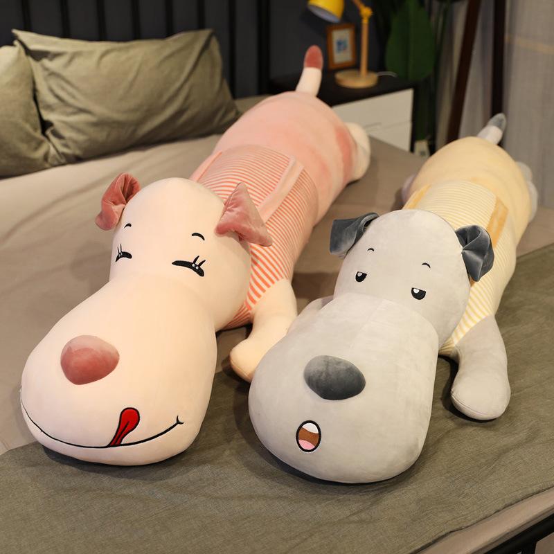 Cute Large Dog Doll Throw Pillow Plush Toy Dog Dog Doll Rag Doll Girl Bed Hugging Sleeping