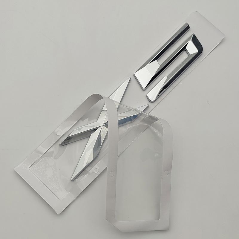 3D ABS Chrom Logo X3 X5 X6 GT Emblem Auto Abzeichen Stamm Aufkleber Für X5 E70 E53 F15 G05 X3 x5 X6 GT Stikcer Zubehör