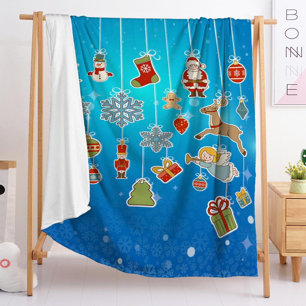 Christmas Blanket Flannel Blanket Gift Snowman Blanket Spring And Autumn