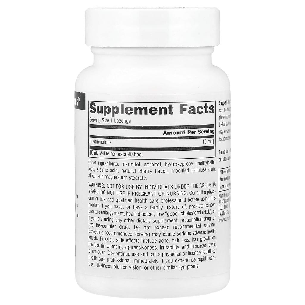 Pregnenolone Cherry Flavor, 10Mg, 120 Lozenges