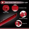 LED Third Brake Light for Ford Escape 2013-2019 No.CJ5Z13A613B/CJ5413A601AD Red 3rd High Mounted Stop Lamp Rear Center High Level Brake Light