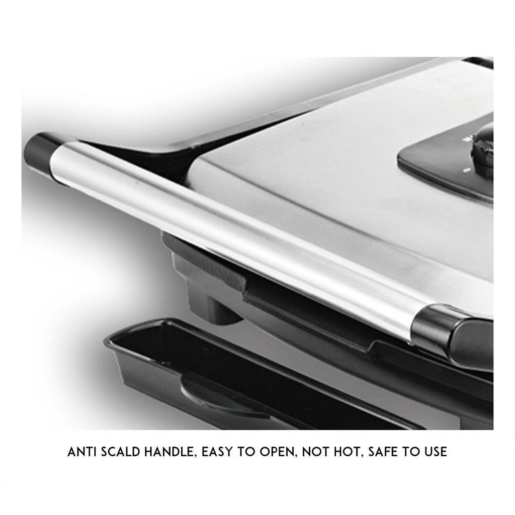 2000W Electric Grill BBQ Grill Oven Home Appliances Smokeless Electric Hotplate Smokeless Grilled Meat Pan Electric Grill 34cm * 30.2cm * 8.7cm