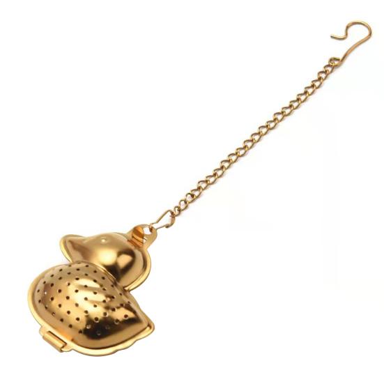 Stainless Steel Herbal Strainer Fine Mesh Wide Application Assorted Mini Duck Shape Tea Filter Household Supplies