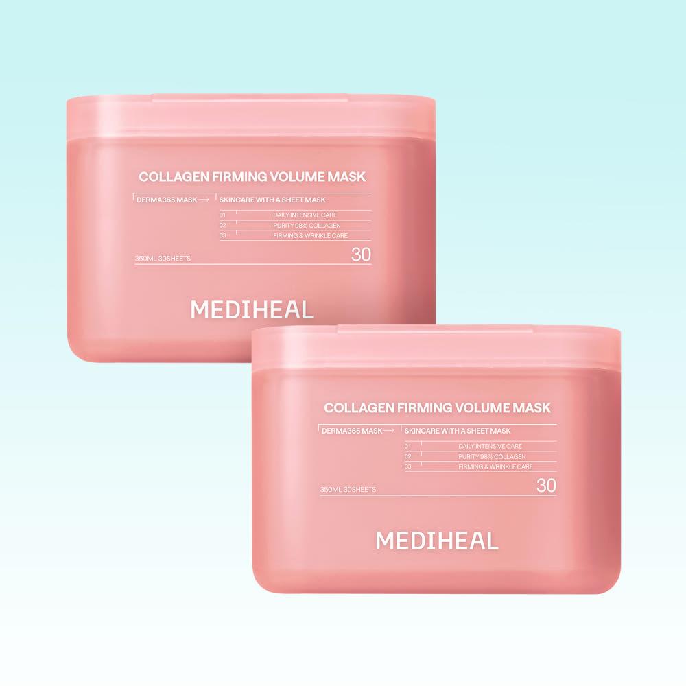 Mediheal Derma 365 Pick & Use Daily Sheet Mask 30 Sheets 4 Types | Madecassoside / Tea Tree / Collagen / PDRN | Refill Available