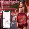 App Remote Control Vibrators Tongue-Shaped Butterfly 9-frequency Vibrator Wearable Panties Clitoral Stimulator Sex Toy for Women
