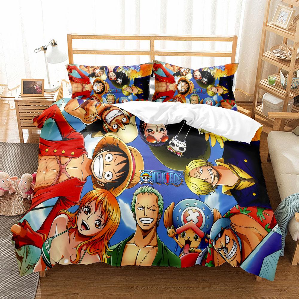 

Young Pirates Students Anime Set Bedding Set Small Single Twin Double Queen King Cal King Size Комплект постільної білизни US Full(200x230cm)