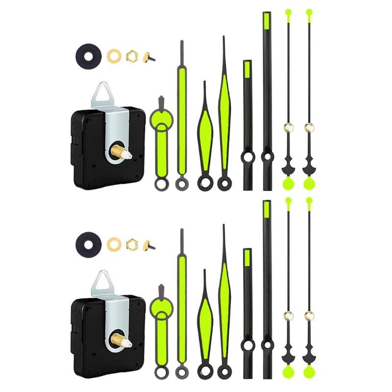 Silents Clock Mechanism Replacement Kits, Battery Operated Clock Movement Parts with Clock Hand DIY Clock Repair Parts