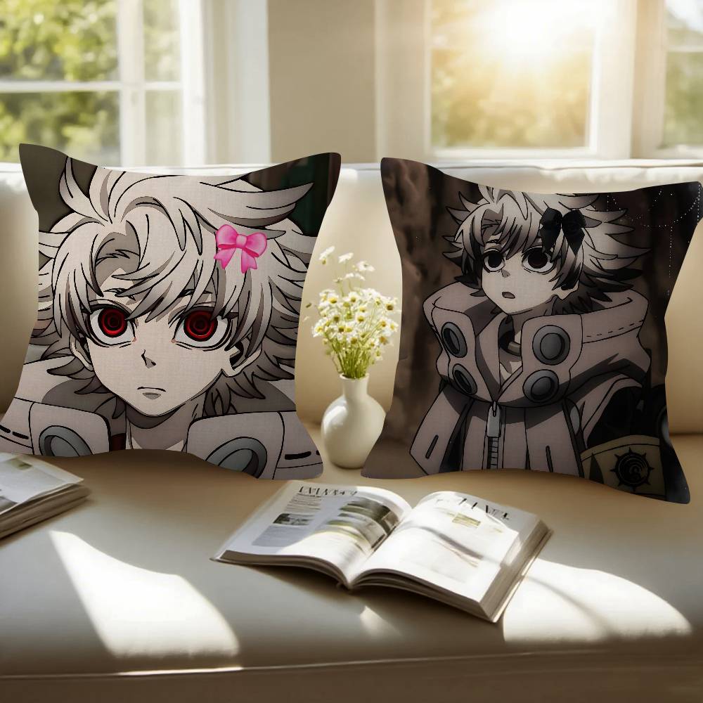 Anime Comic Gachiakuta Riyo Cushion Cover Car Throw Pillow Case For Sofa Car Christmas Gift