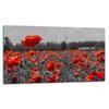 GLASS CUTTING BOARD 52x30 FLOWERS