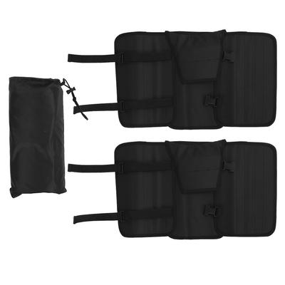 2 pièces Guêtres Serpent Noir Tissu Oxford Respirant Imperméable Protections Jambes Serpent pour Chasse Pêche Ferme