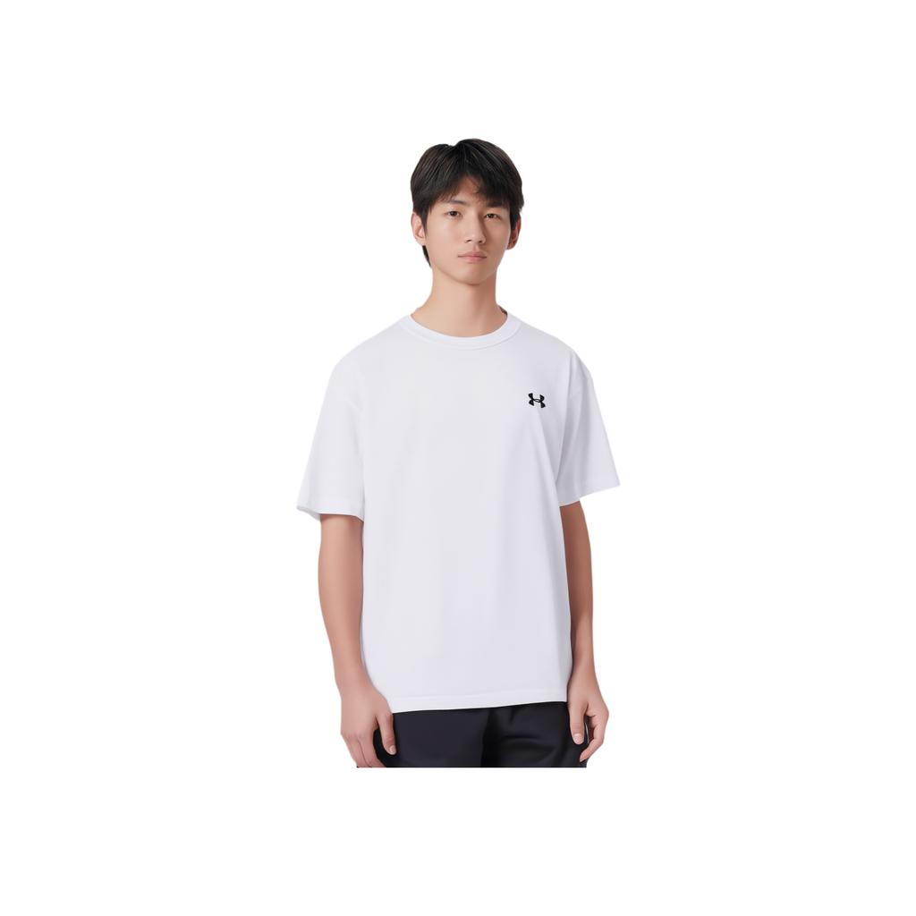 Under Armour Apachw Fashion Simple Versatile Short Sleeve T-Shirt Unisex Tops White 6007564-100