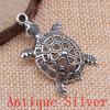 Turtle Shaped Charms Pendant For Bracelet Necklace Jewelry Making Craft Findings