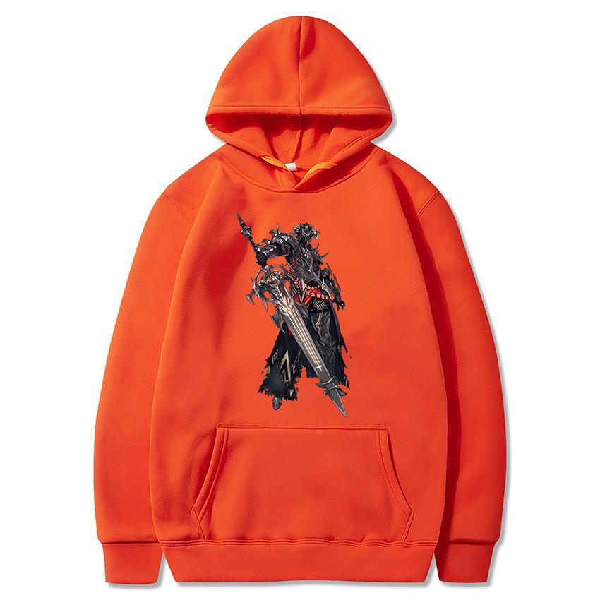 Autumn and winter sellingSword Saint pullover casual fashion versatile hooded sweatshirt warm street wear