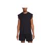 Nike Solid Round Neck Sleeveless Tank Top Men Tops Black DM7824-010