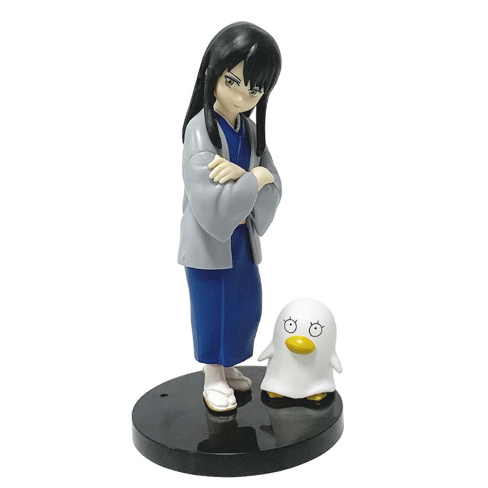 New 14CM Anime Gintama Figure Sakata Gintoki Katsura Kotarou Model Toys Collection Gifts Ornaments