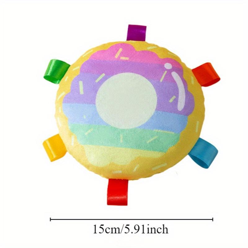1pc Plush Squeaky Pet Toy Interactive Dog Chew Toy Pet Plush Frisbee Durable Squeak Toy for Puppies and Dogs Pet Products