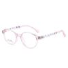 Girls Computer Eye Protection Kids Glasses Comfortable Eyeglasses Anti-blue Light Ultra Light Frame