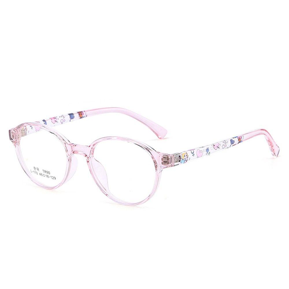Girls Computer Eye Protection Kids Glasses Comfortable Eyeglasses Anti-blue Light Ultra Light Frame