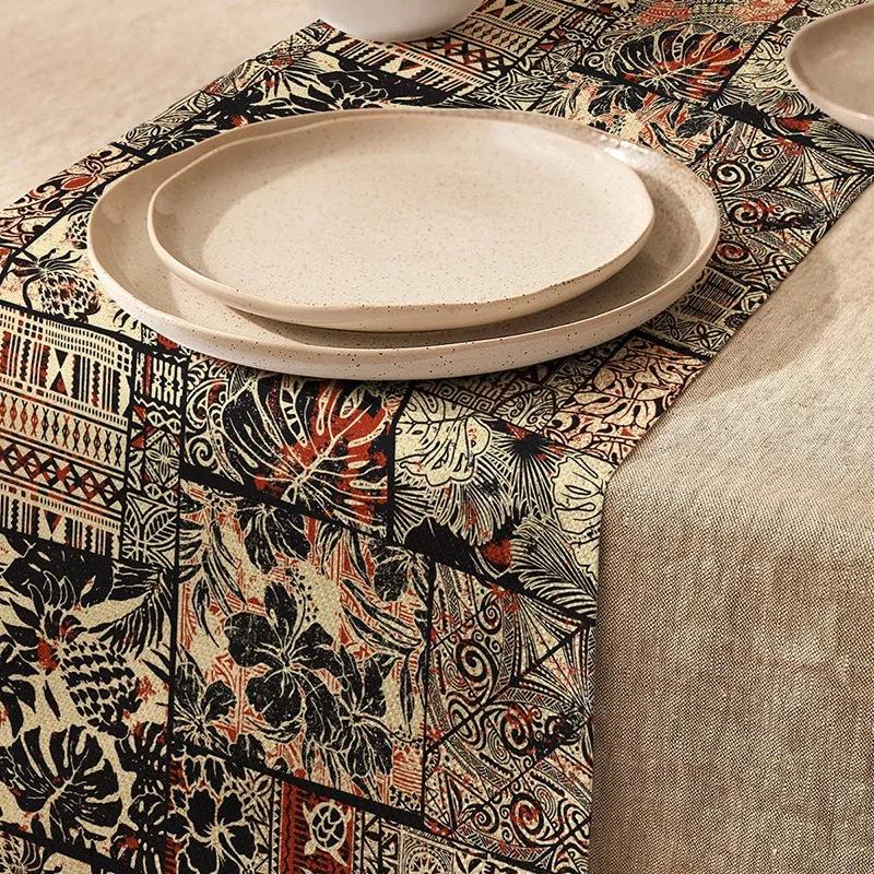 

Cotton and Linen Colored Table Runners for Dining Table Decoration & Accessories Runner Decor Party Dinning Decor Parties Room 33X160cm
