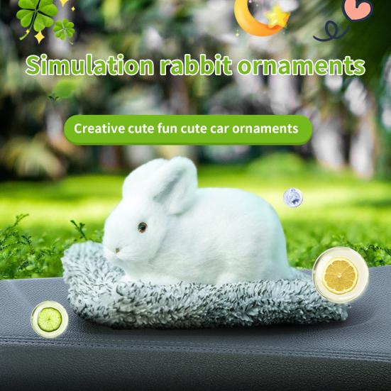 

Нежный автомобильный орнамент в виде кролика, не проливающий очаровательный освежитель воздуха