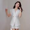 Women's Chic Two-Piece Set: Top & Wide-Leg Shorts