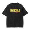 New 2025 Pure Cotton Tv Series Anime Invincible Mark Grayson Tshirt For Men Round Neck Pure Cotton Washed Clothing Neutral