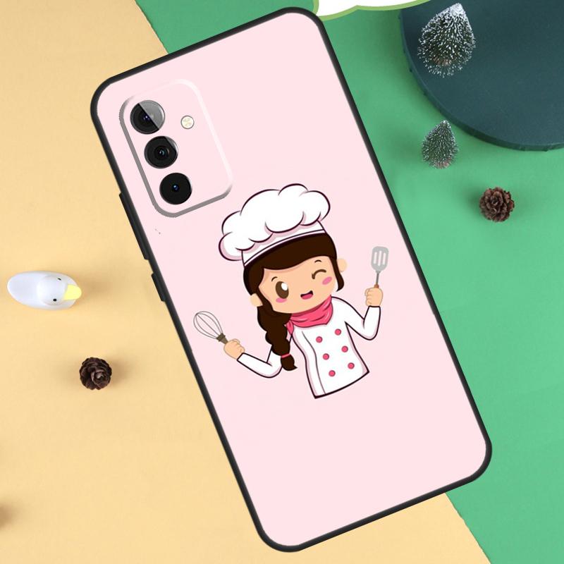 Cooking Chef Case For Samsung Galaxy A55 A35 A25 A15 A51 A71 A12 A32 A52 A13 A33 A53 A54 A34 A14 Cover