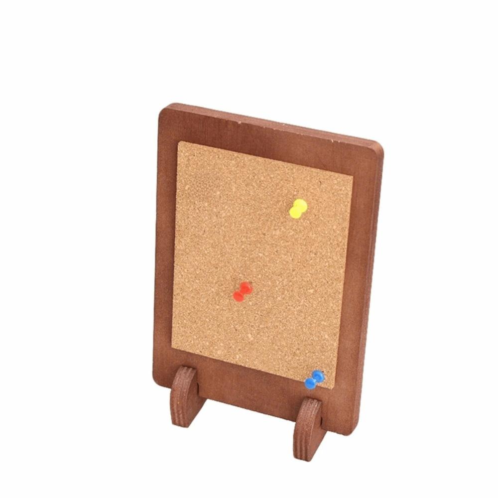 Soft Cork Cork Message Board Stable Photo Display Holder Rustic Tabletop Display Stand Home Decor