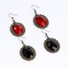 Retro European-American Metal Gem Pendant Earrings - Classic Hot Selling Style
