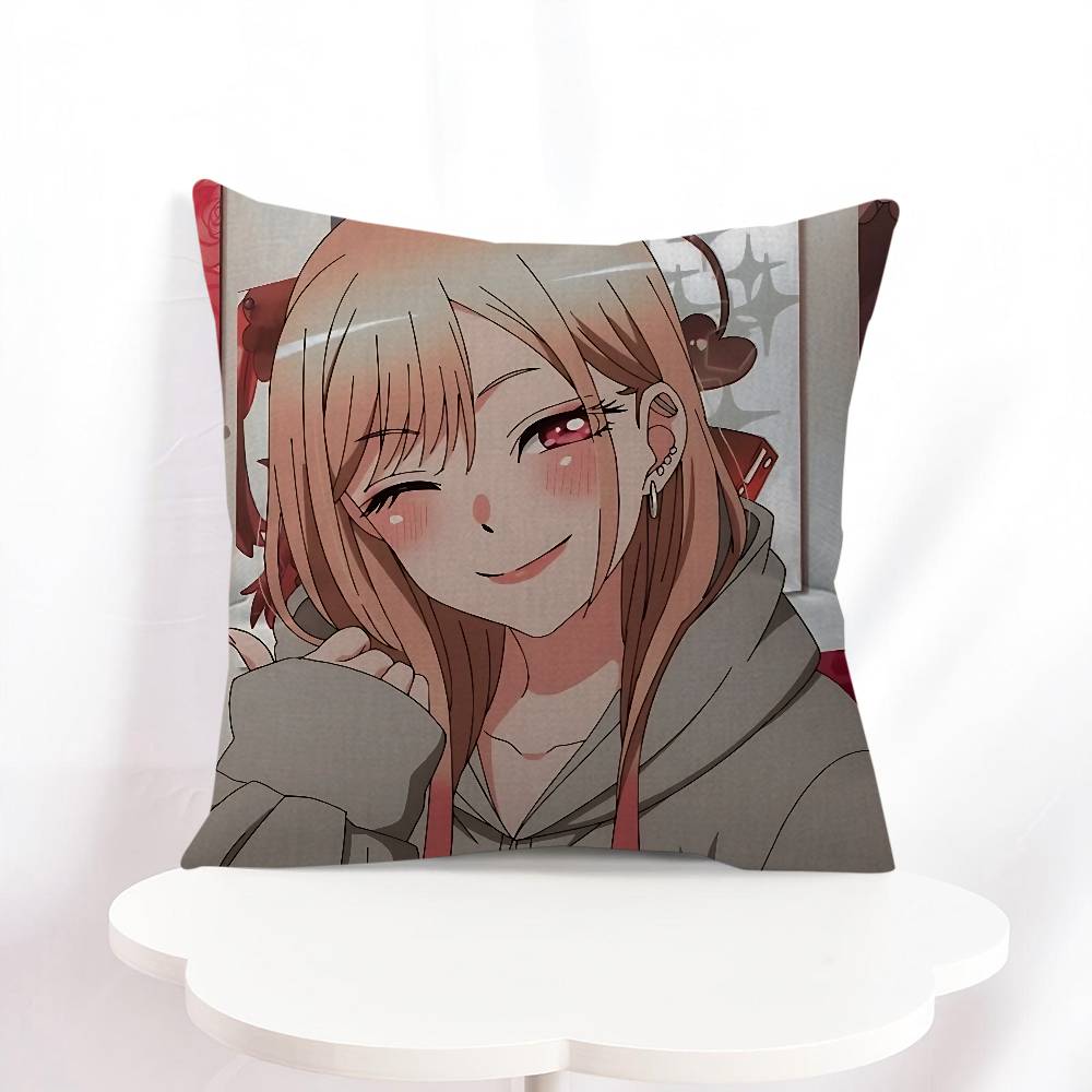 M-Marin Kitagawa Pillow Gift Home Office Decoration Pillow Bedroom Sofa Car Cushion CoverPillow Case