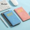 Portable Daily Schedule 2027 Agenda Notebook, Pocket Size PU Leather Cover Academic Planner for Work Planner, Practical Organizer Business And