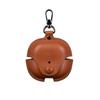 Business‑Style PU Leather Earbuds Case with Hook for Huawei FreeClip 2, Shockproof Protective Cover