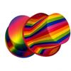 New Rainbow Rainbow Top Hat Colorful Lightweight Party Costume Hat Striped Clown Hat Stage Performance