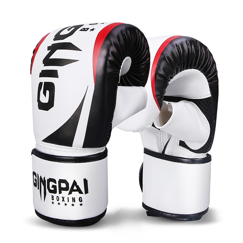 Bokstraining Bokshandschoenen voor Sparring Sportschool Training Zware Zak Training Duurzame MMA Handschoenen white