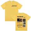 Rapper SAIKO POLARIS Album Tour 2025 Merch Tshirts Unisexs Clothing Oversized T Shirt Vintage Hip Hop Comfort Cotton Tshirt Tops