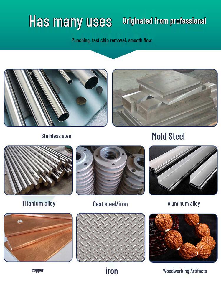 High-Strength Cobalt Stainless Steel Twist Drill Bit with Straight Shank